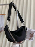 Foufurieux Chain Bag Large Capacity Soft Messenger Bag