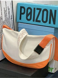 Nylon Messenger Bag Women Dumpling Bag Shoulder Bag