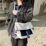 Foufurieux Canvas Tote Bag Women Large Capacity Shopper Bag Female Shoulder Bags