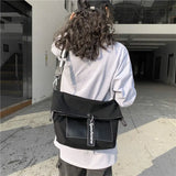 Foufurieux Canvas Tote Bag Women Large Capacity Shopper Bag Female Shoulder Bags