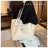 Foufurieux Famous Ribbon PU Leather Women Handbag Sweet One Shoulder Bag