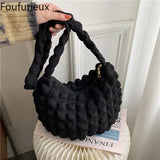 Foufurieux Casual Bags Women's Solid Minority Shoulder