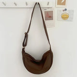 Autumn Women Bags Saddle Bag Retro Shoulder Dumpling Bag