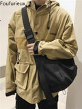 Large Capacity Adjustable Strap Shoulder Bag for Men Women