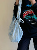 Tie Dye Canvas Messenger Bag for Women, Large Capacity Shoulder Bag
