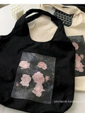Foufurieux Canvas Shoulder Bag Large-capacity Literature and Art