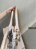 Foufurieux Canvas Shoulder Bag Women's Handbag Japan Large