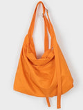 Retro Canvas Shoulder Bag Large Capacity Unisex Crossbody College Street Vintage
