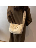 Foufurieux Adjustable Crossbody Bag for Women Soft Nylon Handbag Purses