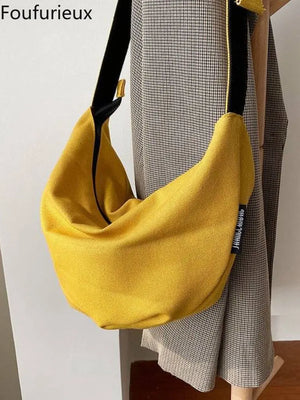 Canvas Shoulder Bags for Women Casual Classic Messenger Bags