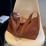 Foufurieux Casual Women Shoulder Bags PU Leather Hobo Bag