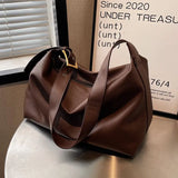 Foufurieux Casual Women Shoulder Bags PU Leather Hobo Bag