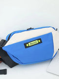 Foufurieux Chest Bag Men Functional Satchel Messenger Bag