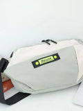 Foufurieux Chest Bag Men Functional Satchel Messenger Bag