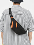 Sports Shoulder Bag Japanese Waist Bag Men Casual Messenger Backpack