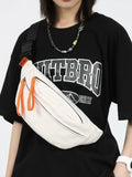 Sports Shoulder Bag Japanese Waist Bag Men Casual Messenger Backpack