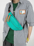 Sports Shoulder Bag Japanese Waist Bag Men Casual Messenger Backpack
