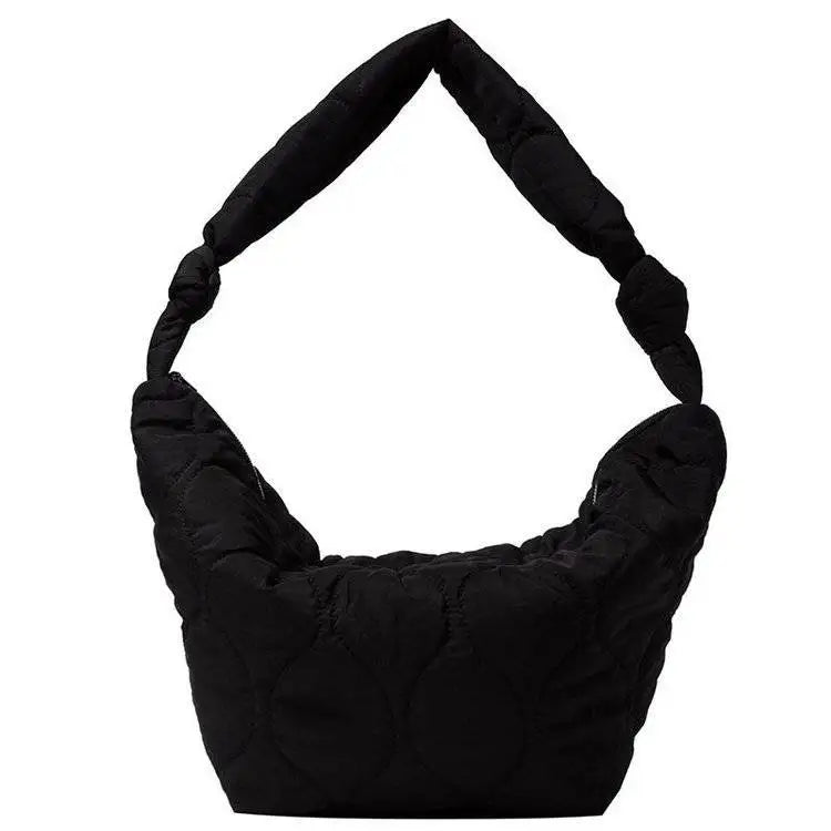 Foufurieux Cotton Large Capacity Shoulder Bag Spring Plaid Female Bag