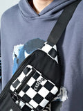Japanese Casual Men Waist Bag Backpack