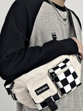 Japanese Casual Men Waist Bag Backpack