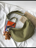 Canvas Crossbody Bags Women Shoulder Handbags Casual Purses Solid Bag