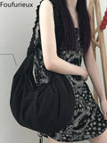Foufurieux Crossbody Bag Women Casual Tote Lady Shoulder Bag