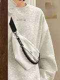 Foufurieux Fanny Bag Korea Style Women's Chest Bag Crossbody Bags Women High Pu