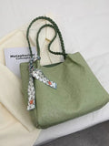 Foufurieux Summer Shoulder Bag Student Tote Bag Minimalist Printing