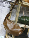 Foufurieux High Pu Leather Crossbody Bag Sports Large Capacity Dumpling Bag