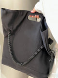 Nylon Shoulder Bag for Women Large Capacity Crossbody Handbag