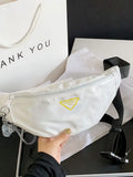 Foufurieux Women Waist Pack Clear Jelly Chest Bag Waterproof Outdoor Purse