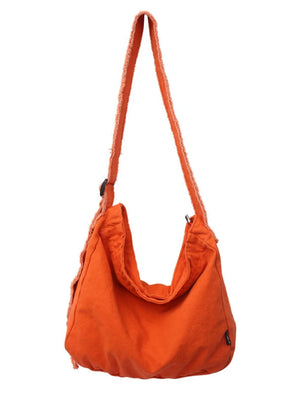 Foufurieux Slouchy Shoulder Bag Y2K Student Leisure