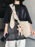 Foufurieux Nylon Large Dumpling Shoulder Bag