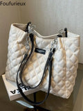 Foufurieux Large Capacity Shoulder Bag 2023New All-match Women Tote Bag