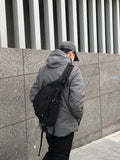 Foufurieux High Nylon Men Crossbody Bag Large Capacity Handbag