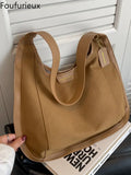 Foufurieux Canvas Shoulder Bag