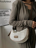 Foufurieux High-quality Niche Bag Women Autumn Winter Texture One-shoulder Messe