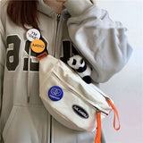 Japanese Harajuku Sports Waist Bag Messenger Bag