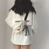 Japanese Harajuku Sports Waist Bag Messenger Bag