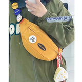 Japanese Harajuku Sports Waist Bag Messenger Bag