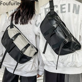 Japanese Chest Bags Workwear Style Backpack Large Capacity