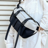 Japanese Chest Bags Workwear Style Backpack Large Capacity