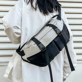 Japanese Chest Bags Workwear Style Backpack Large Capacity