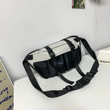 Japanese Chest Bags Workwear Style Backpack Large Capacity