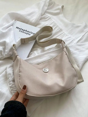 Foufurieux Pink Canvas Shoulder Bag for Woman