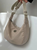 Foufurieux Pink Canvas Shoulder Bag for Woman