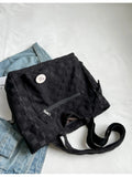 Foufurieux Women Casual Tote High Female Shoulder Solid Bags Large Capacity