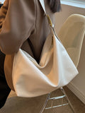 Retro Large Shoulder Bag Casual Zipper Ladies Bag