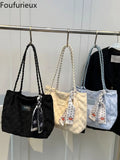 Foufurieux Large Capacity Women's Shoulder Tote Bag
