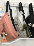 Large Capacity Canvas Fanny Pack for Men Women